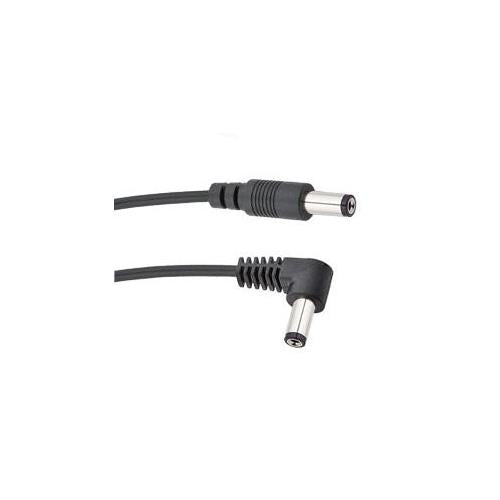 Voodoo Lab Power Cable 18" 2.1mm Right Angle to 2.1mm Straight