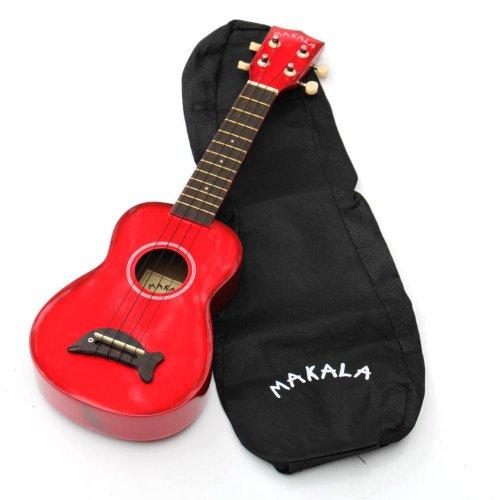 Kala MK-SD Makala Dolphin Series Soprano Candy Red | guitar pedals for genre