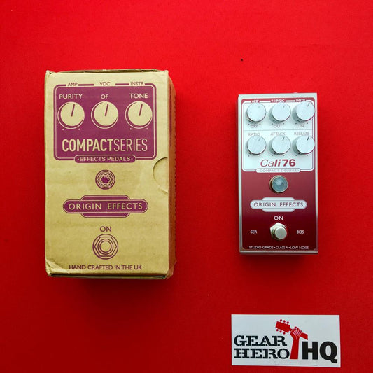 [USED] Origin Effects Cali-76 Compact Deluxe, Red Invert (Pedal Genie Exclusive)