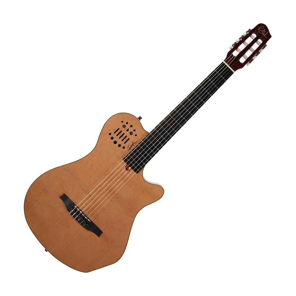 Godin Grand Concert SA Multiac Guitar, Natural High Gloss