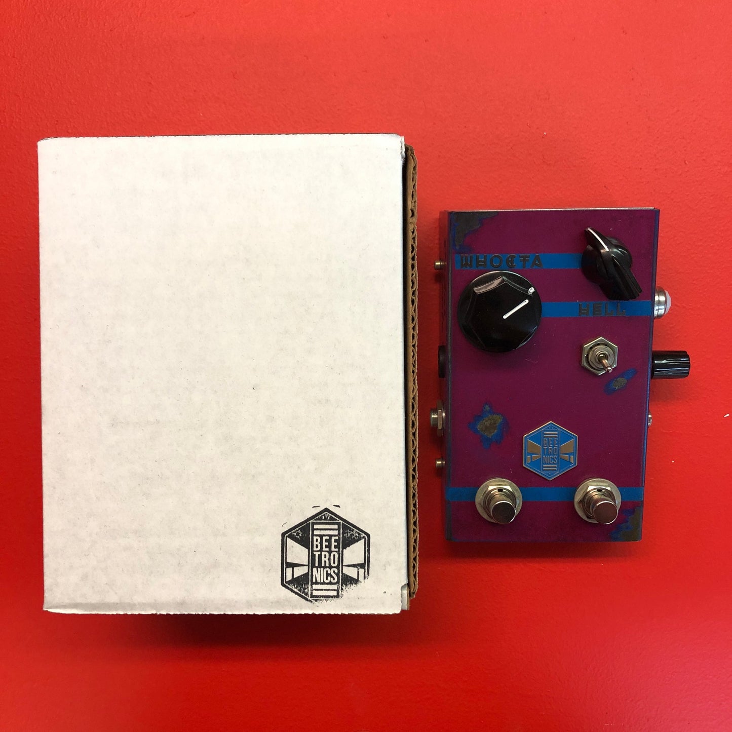 [USED] Beetronics WhoctaHell Low Octave Fuzz, Purple (Pedal Genie Exclusive)