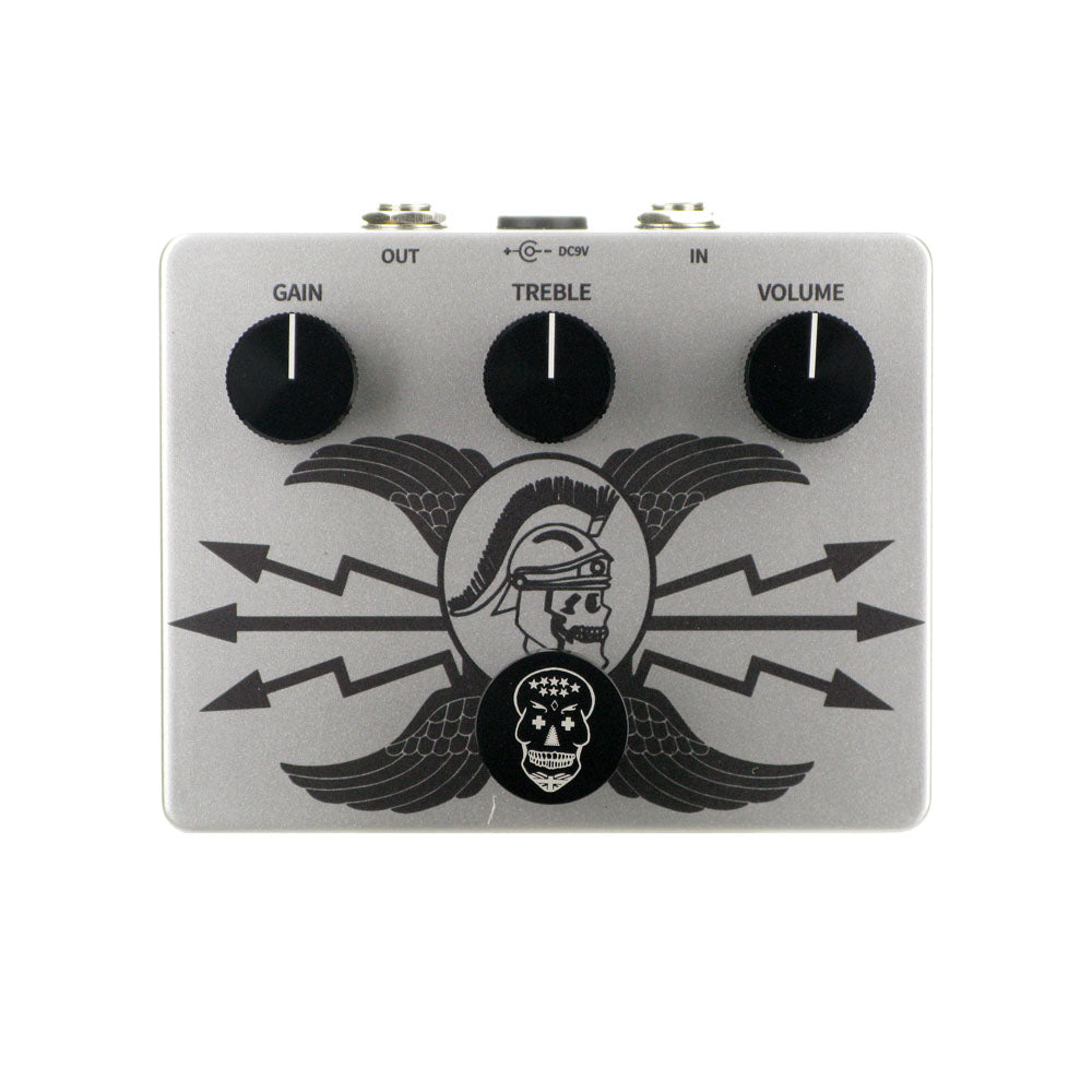 Flattley Guitar Pedals Silver Centurion Transparent Overdrive