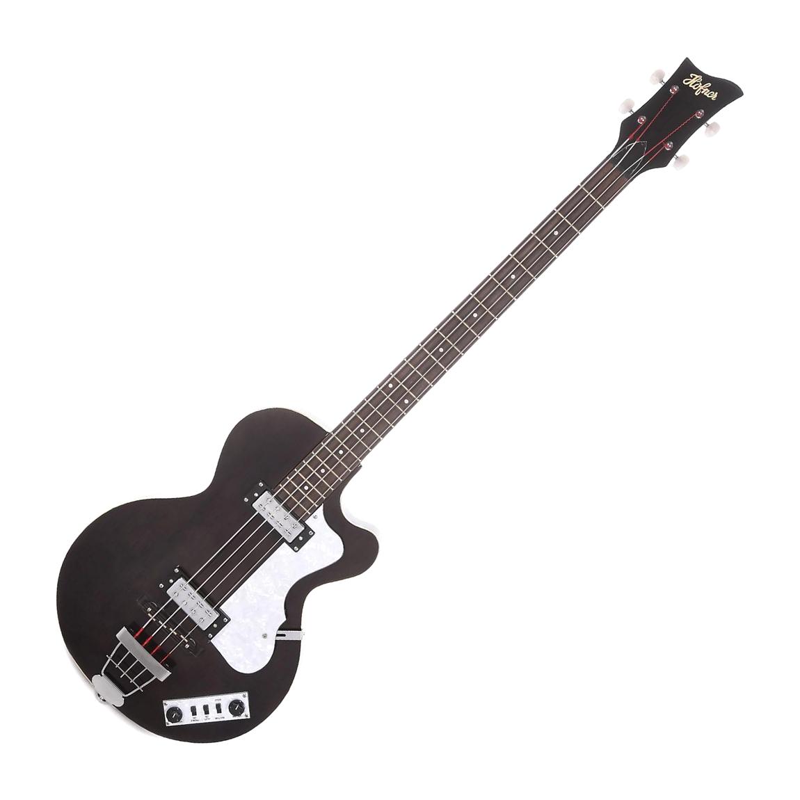 Hofner HI-CB-TBK Ignition Series Club Bass, Transparent Black