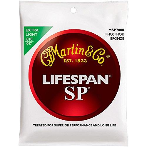 Martin SP 7000 Phosphor Bronze Lifespan Coated Acoustic Guitar Strings Extra Light (Standard)