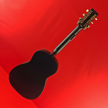 [USED] Gretsch G9520E Gin Rickey Acoustic/Electric Guitar, Smokestack Black (See Description)