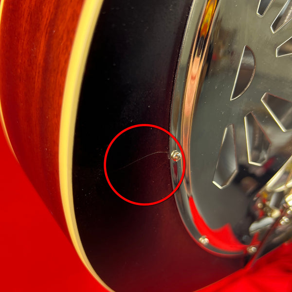 [USED] Gretsch G9230 Bobtail Square-Neck Mahogany Resonator 2 Color Sunburst (See Description)