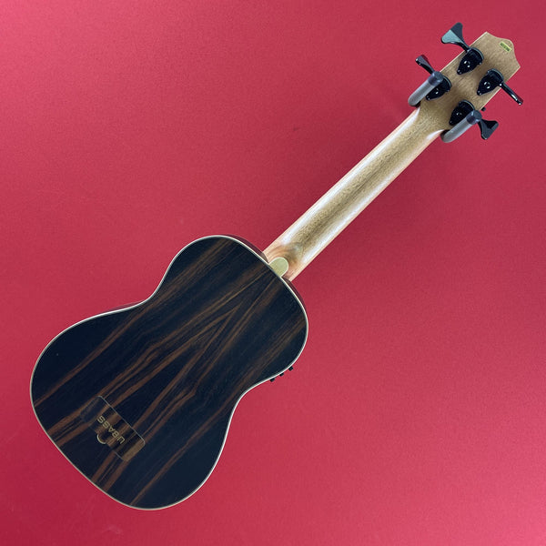 [USED] Kala UBASS-EBY-FS Acoustic Electric Ukulele Bass, Natural Satin