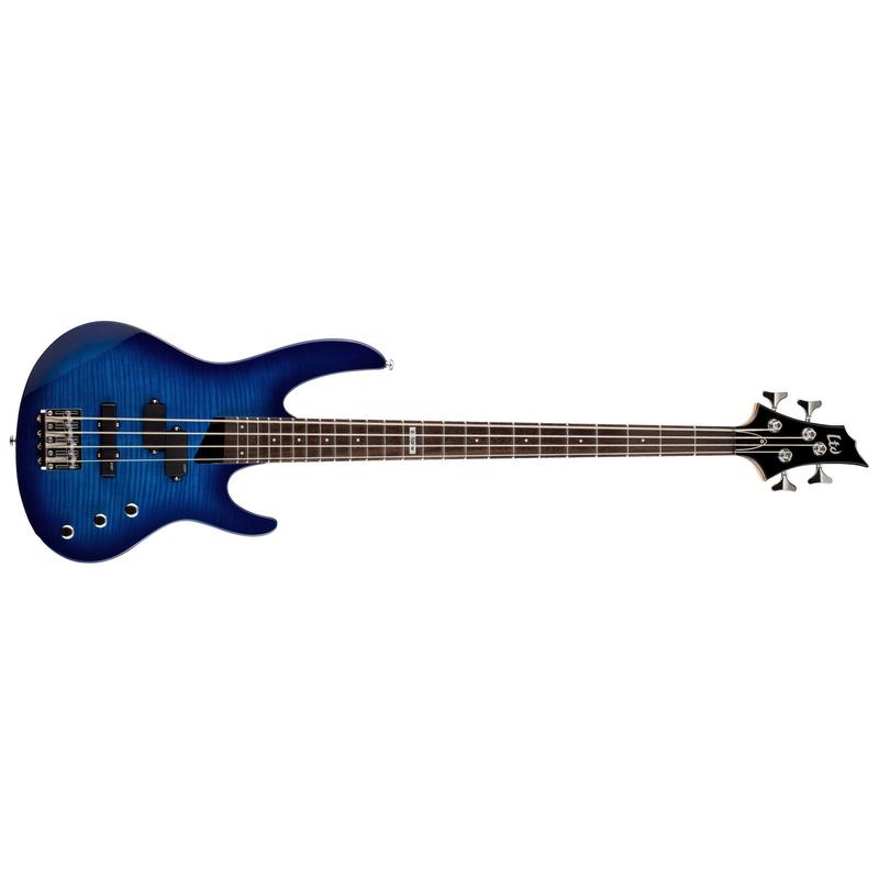 ESP LTD B-50FM Bass (See Thru Blue Sunburst)