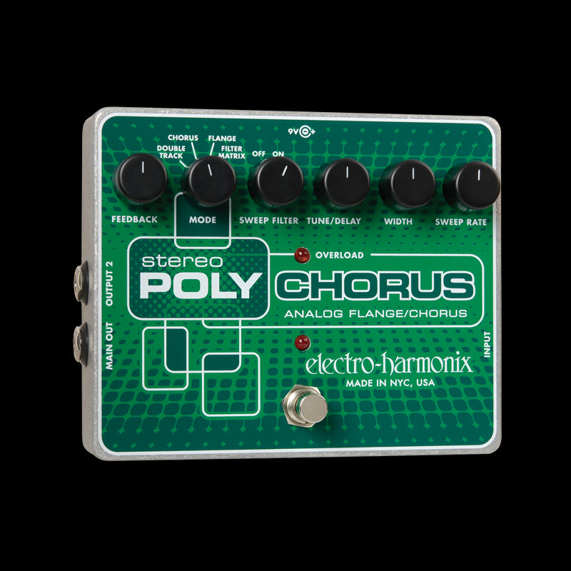 Electro-Harmonix Stereo Poly Chorus | guitar pedals for any genre