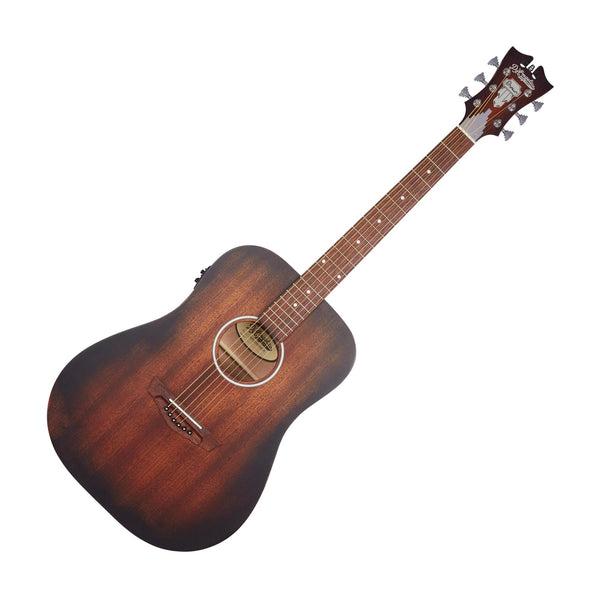 D'Angelico Premier Lexington LS Acoustic Electric Guitar, Aged Satin Mahogany