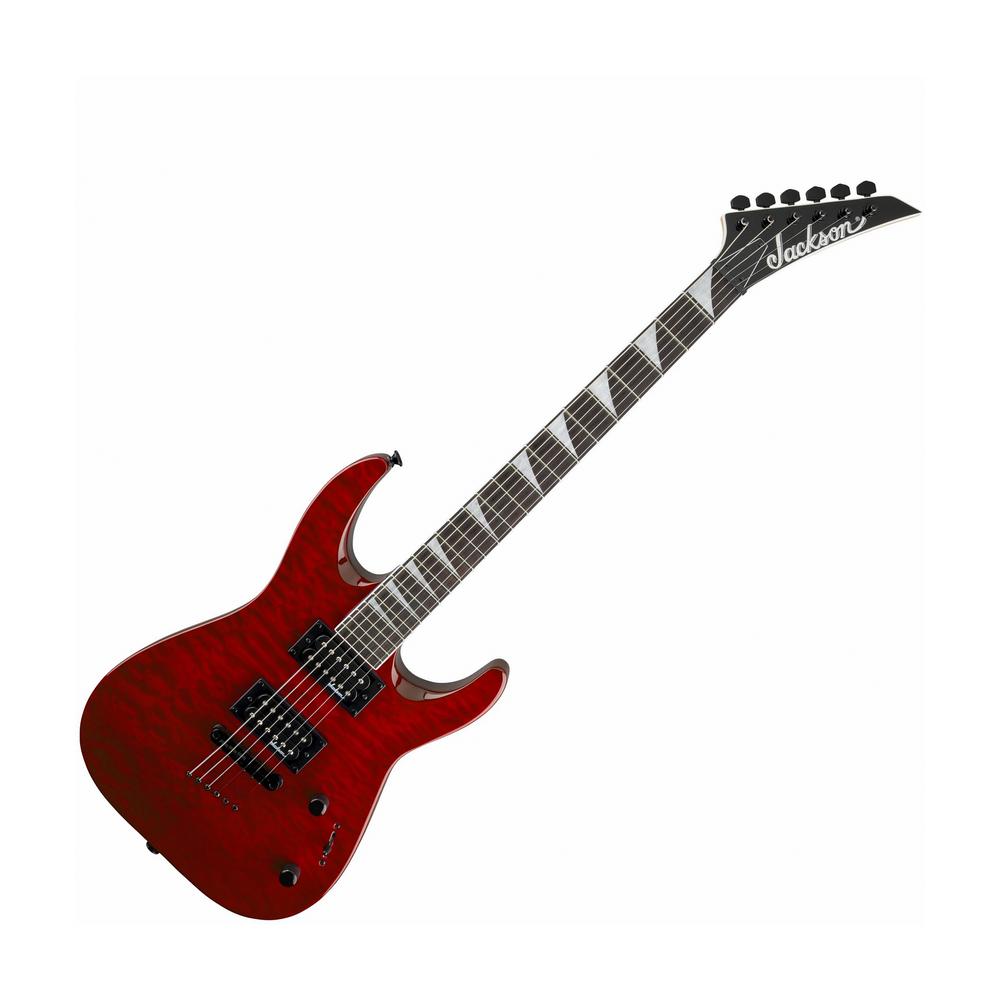 Jackson JS32TQ DKA JS Series Dinky Arch Top Electric Guitar, Trans Red