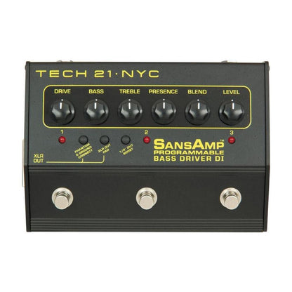 Tech 21 PBDR SansAmp 3 Channel Programmable Bass Driver DI