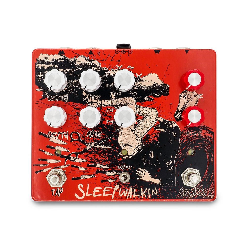 Pine-Box Customs Sleepwalkin Stereo Tremolo, Red