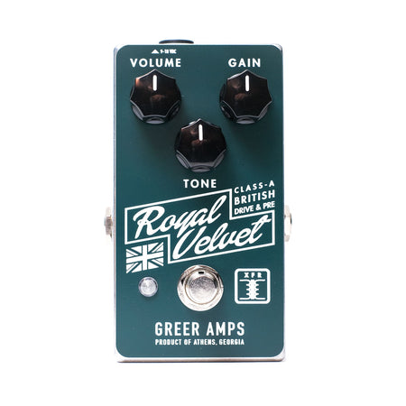 Greer Amps Royal Velvet Overdrive and Preamp | guitar pedals for