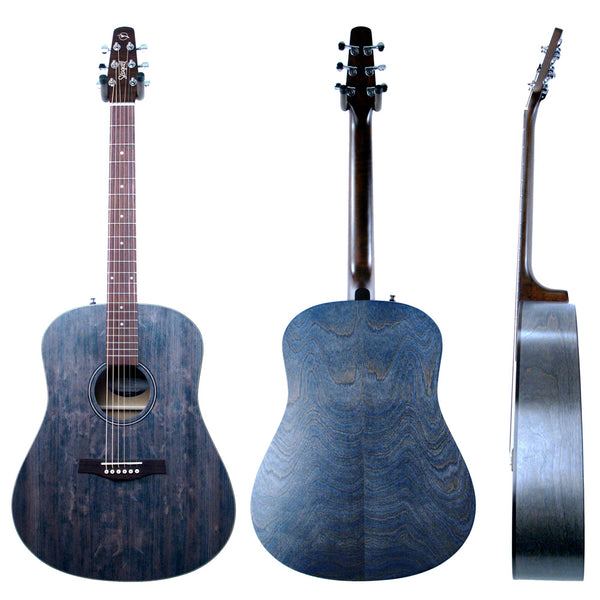 Seagull S6 Original Slim Acoustic Guitar, Faded Blue with Bag (Gear Hero Exclusive)