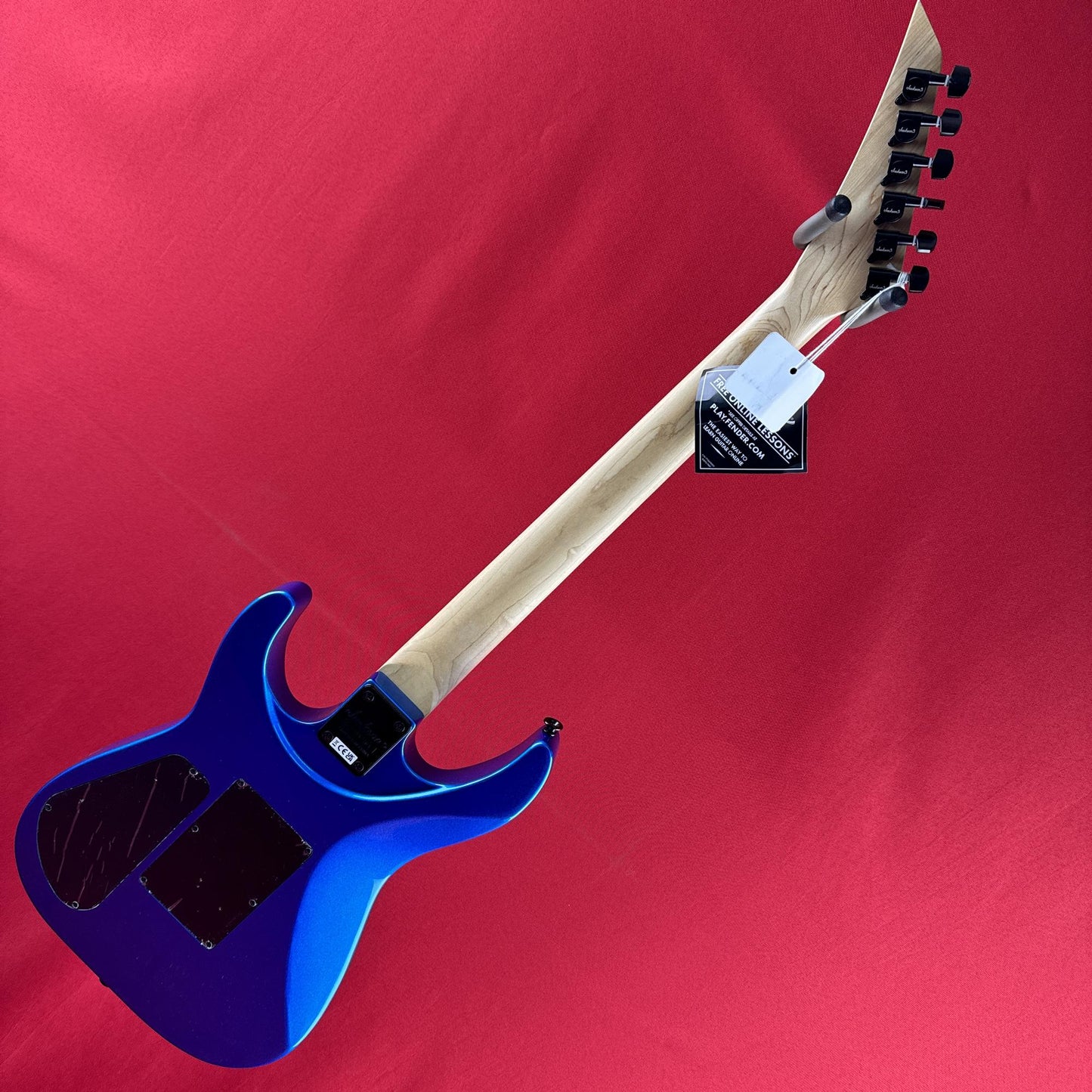 [USED] Jackson JS32 DKAM JS Series Dinky Arch Top Electric Guitar, Metallic Blue