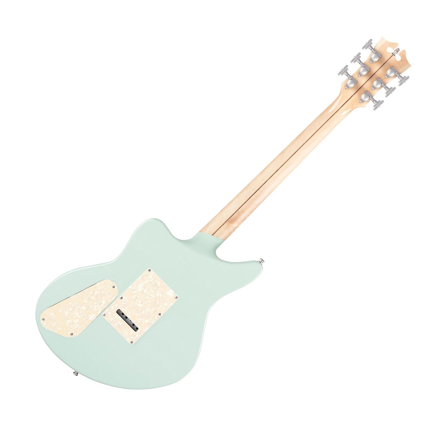 D'Angelico DADBEDSHSAGESNTR Deluxe Bedford Limited Edition Semi-Hollow Body Electric Guitar w/P90's, Sage