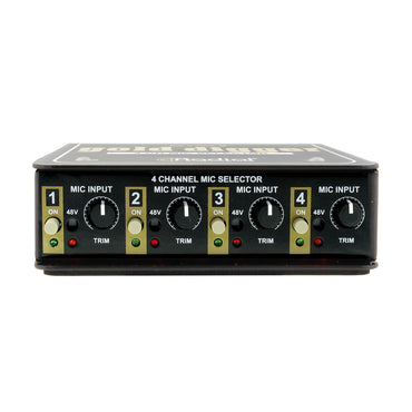 Radial Engineering Gold Digger 4-Channel Mic Selector