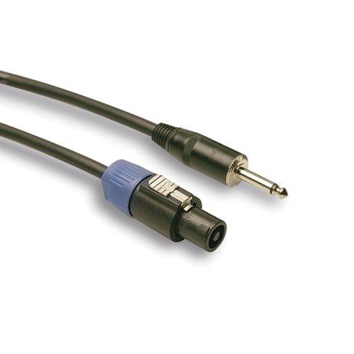 Hosa HSNP-025 Pro Speaker Cable 25ft, Rean Speakon-1/4TS