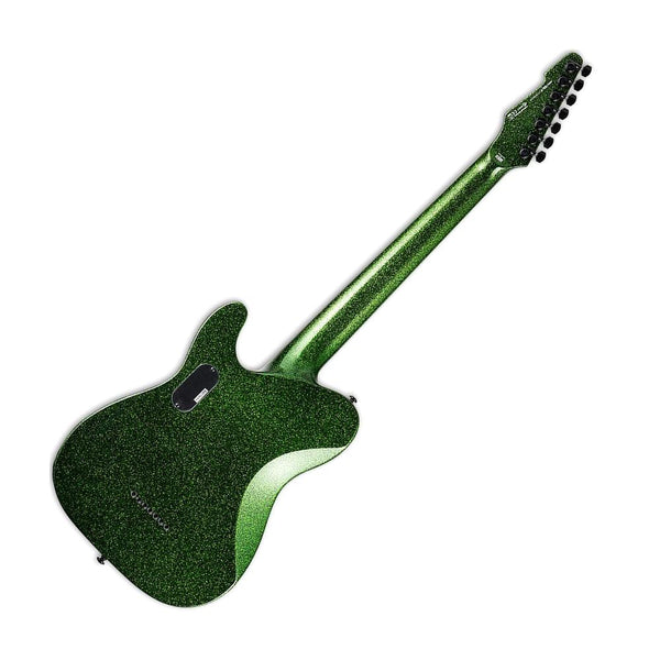ESP LTD SCT-607 Stephen Carpenter Signature Series Baritone Electric Guitar w/Case, Green Sparkle