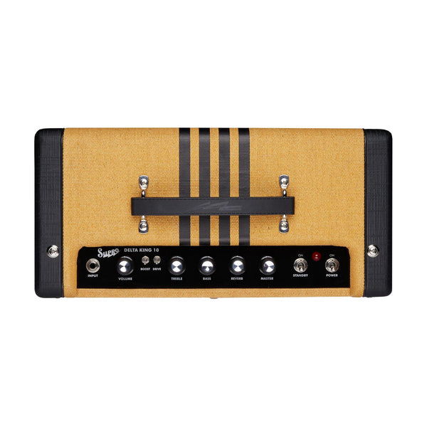 Supro 1820RTB Delta King 10 5-Watt 1 X 10" Guitar Combo, Tweed w/Black Stripes