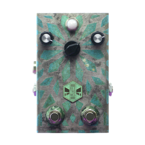 Beetronics OctaHive Dual-Footswitch High Octave Fuzz, Blue Glass (Limited Edition)