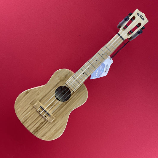 [USED] Kala KA-BMB-C Solid Bamboo Concert Ukulele, Natural Satin