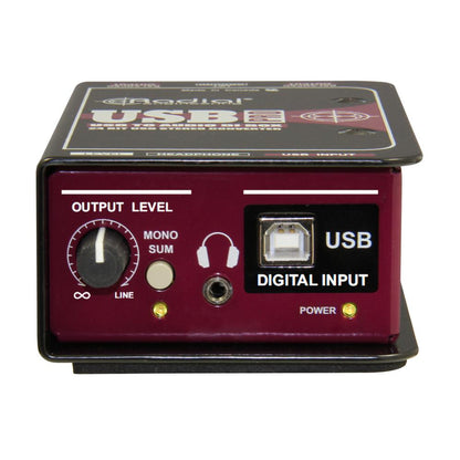 Radial USB-Pro Stereo USB Laptop DI