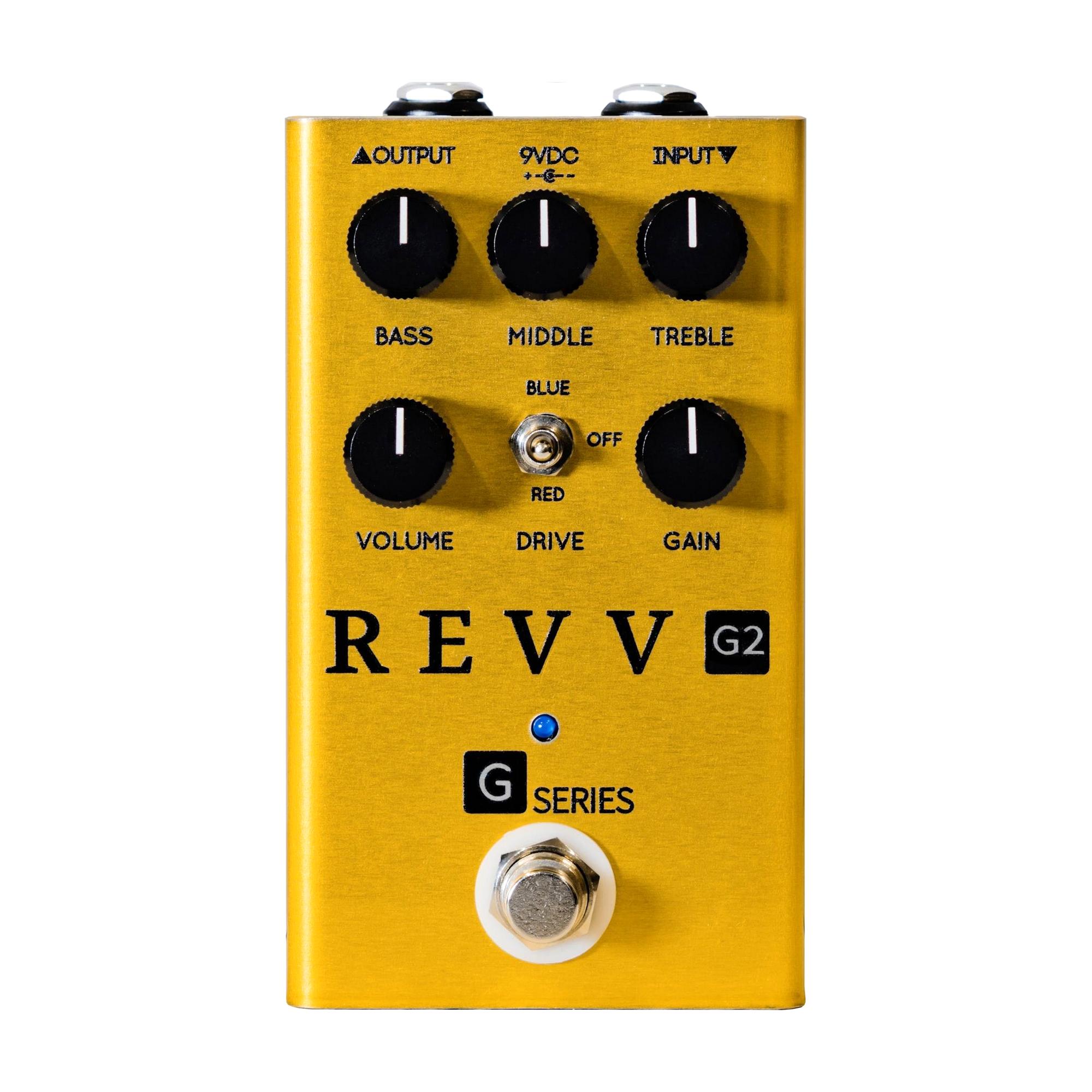 Revv Amplification G2 Dynamic Overdrive, Gold (Limited Edition)