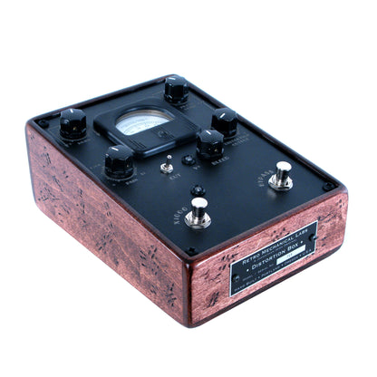 Retro Mechanical Labs Electron Fuzz Custom Retro, Wood/Vintage Meter