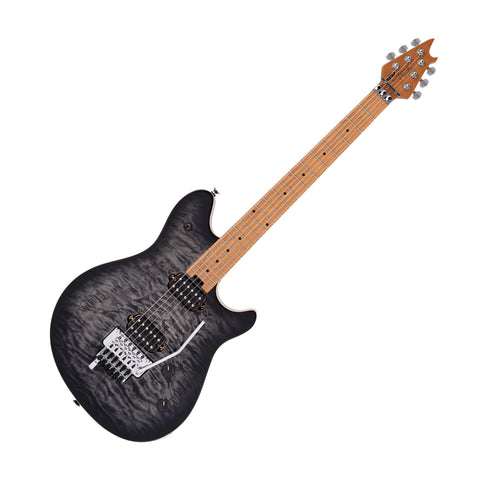 EVH Wolfgang Special QM Electric Guitar, Charcoal Burst