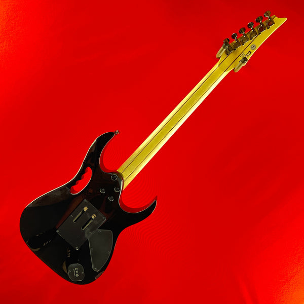 [USED] Ibanez JEM77P Steve Vai Signature JEM Premium Series Electric Guitar, Blue Floral Pattern (See Description)