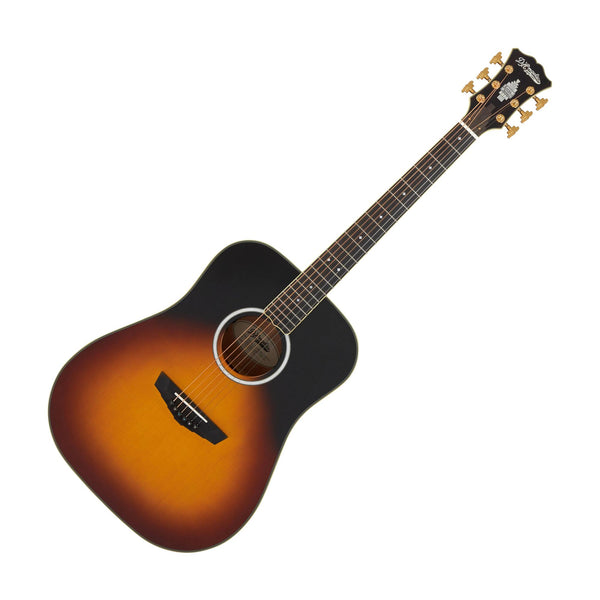 D'Angelico DAED300VSNGP2 Excel Lexington Series Acoustic Electric Guitar, Autumn Sunset