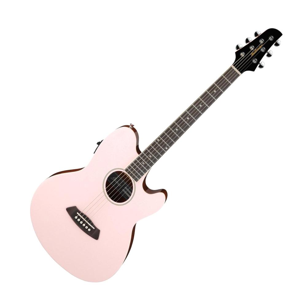 Ibanez TCY10EPKH Talman Acoustic Electric Guitar, Pastel Pink w/Mahogany