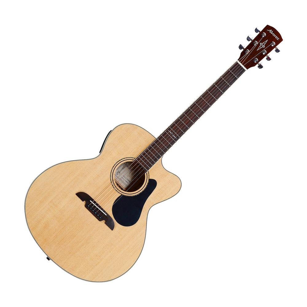 Alvarez AJ80CE Artist Series Jumbo Acoustic Electric Guitar, Natural Gloss