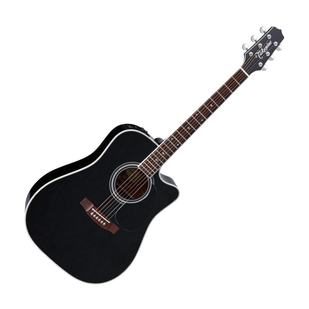 Takamine EF341SC Dreadnought Acoustic/ Electric w/Cutaway Black