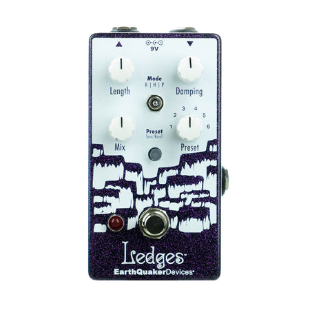 Earthquaker Devices Ledges Reverb, Purple Sparkle (Gear