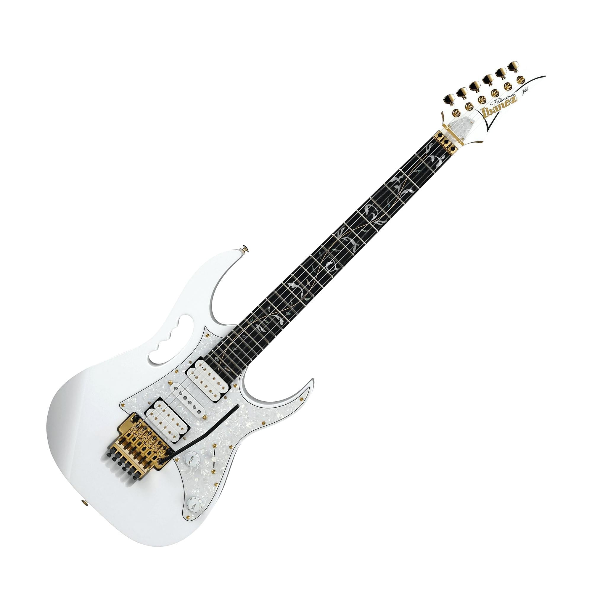 Ibanez JEM7VPWH Steve Vai Signature Premium Electric Guitar w/Gig Bag, White