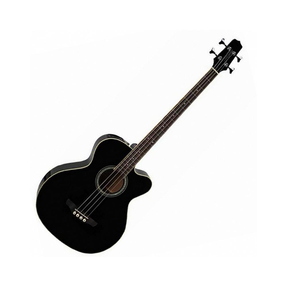 Takamine EGB2S-BK Acoustic/ Electric Bass Guitar, Black