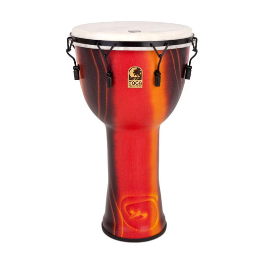 Toca SFDMX-14FB Mechanically Tuned 14-Inch Djembe w/Bag, Bali Red