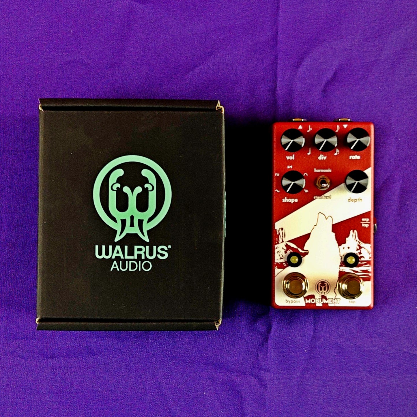 [USED] Walrus Audio Monument V2 Tap Tremolo, Red (Gear Hero Exclusive)