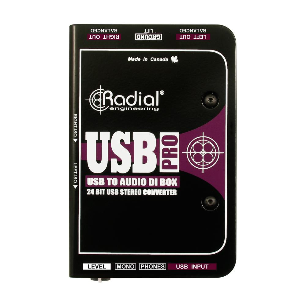 Radial USB-Pro Stereo USB Laptop DI