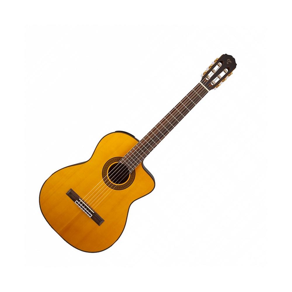 Takamine GC5CE LH NAT Classical Cutaway Acoustic/ Electric Guitar, Natural