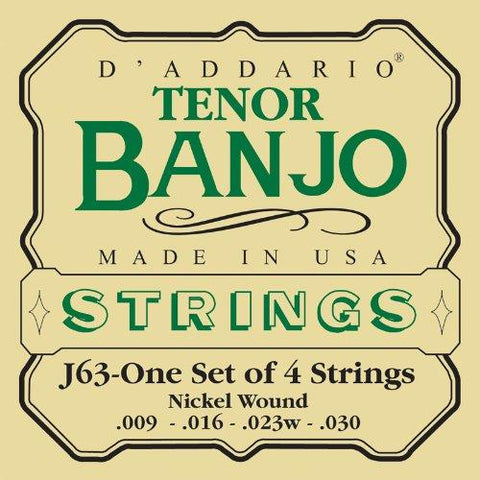 D'Addario J63 Tenor Banjo Strings