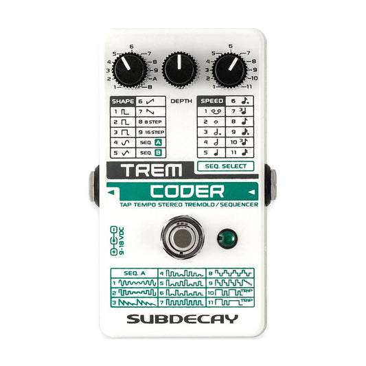 Subdecay TremCoder Tremolo Sequencer