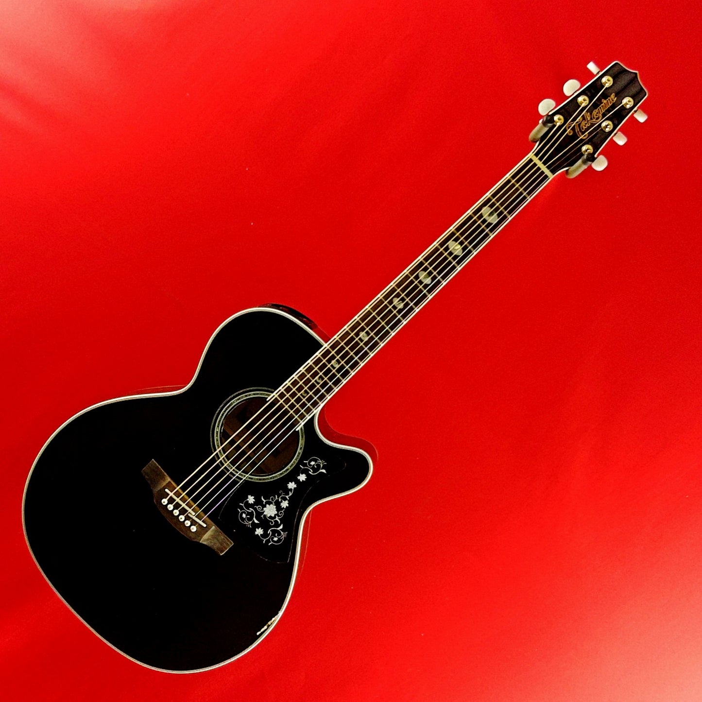 [USED] Takamine GN75CE TBK NEX Cutaway Acoustic-Electric Guitar, Transparent Black (See Description)