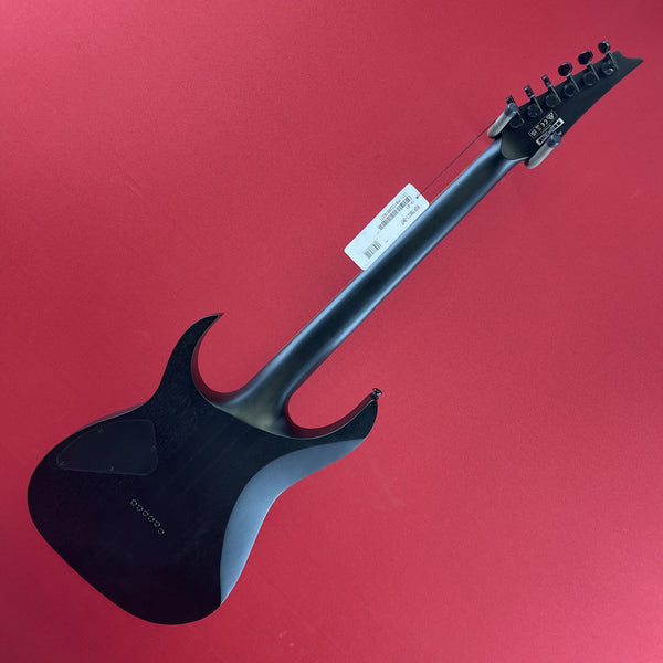 [USED] Ibanez RGRTB621BKF RG Series Iron Label Electric Guitar, Black Flat