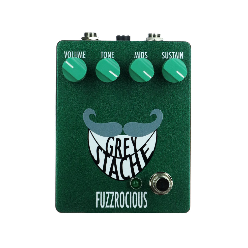 Fuzzrocious Pedals Grey Stache Fuzz, Green