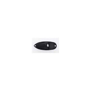 All Parts AP-0610-003 Black Jackplate for Strat w/Screws