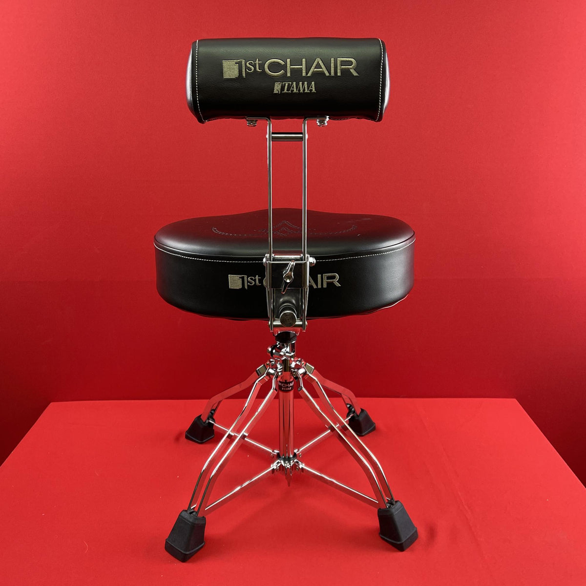 [USED] Tama HT741B 1st Chair ErgoRider Drum Throne w/Backrest, Black